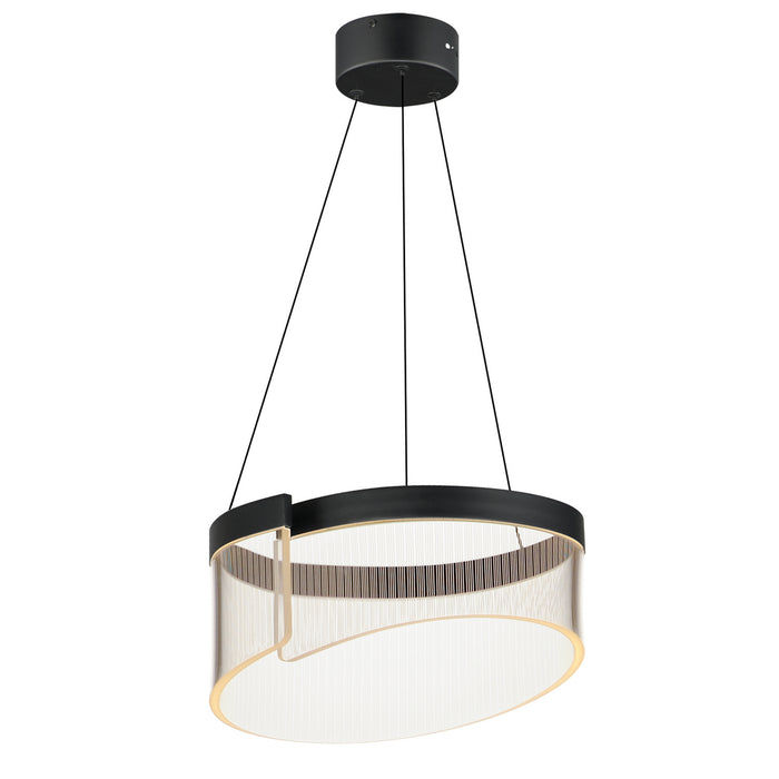 ET2 E24771-133BK LED Pendant, Black