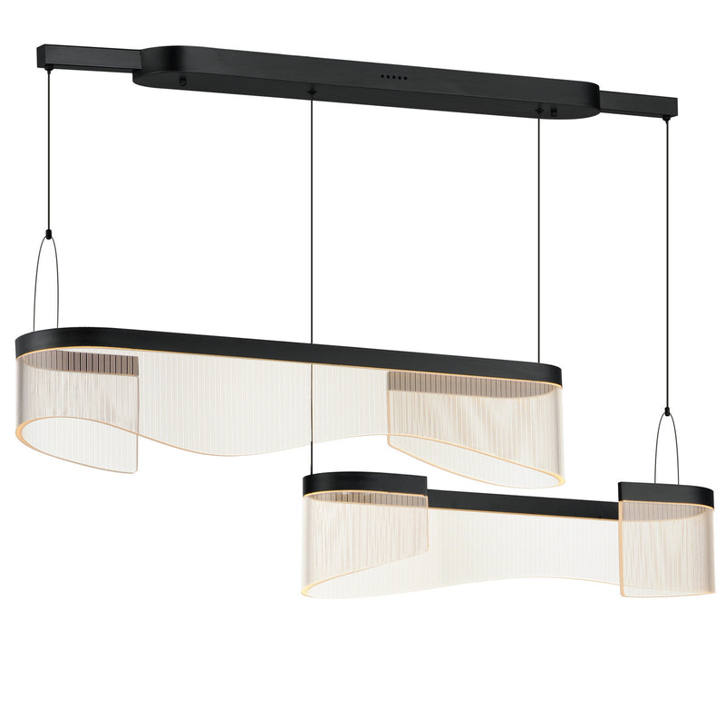 ET2 E24774-133BK LED Pendant, Black