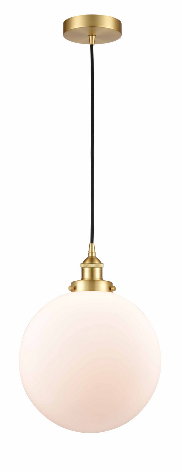 Innovations 616-1PH-SG-G201-12 One Light Mini Pendant, Satin Gold