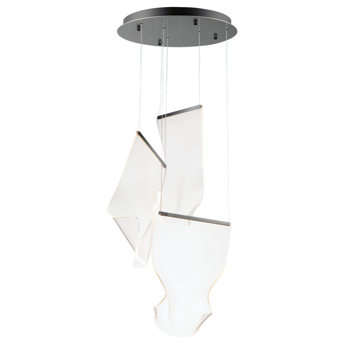 ET2 E24874-133BGM LED Pendant, Brushed Gunmetal