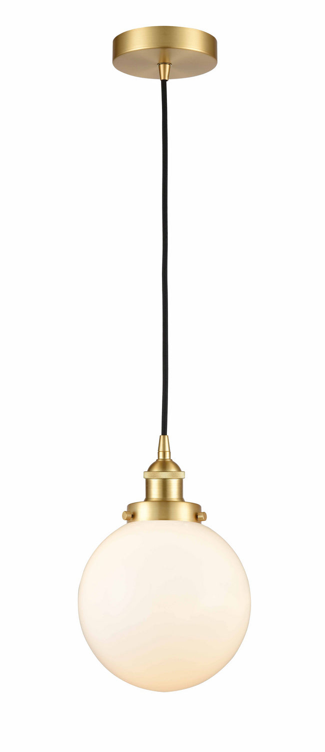 Innovations 616-1PH-SG-G201-8 One Light Mini Pendant, Satin Gold