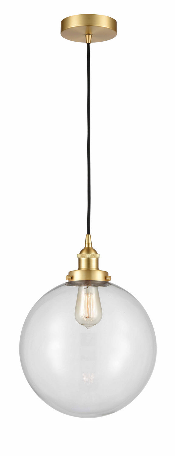 Innovations 616-1PH-SG-G202-12 One Light Mini Pendant, Satin Gold