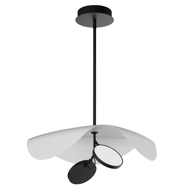 ET2 E24966-WTBK LED Pendant, Black