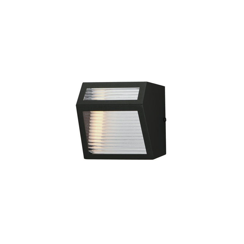 ET2 E30122-144BK LED Outdoor Wall Sconce, Black