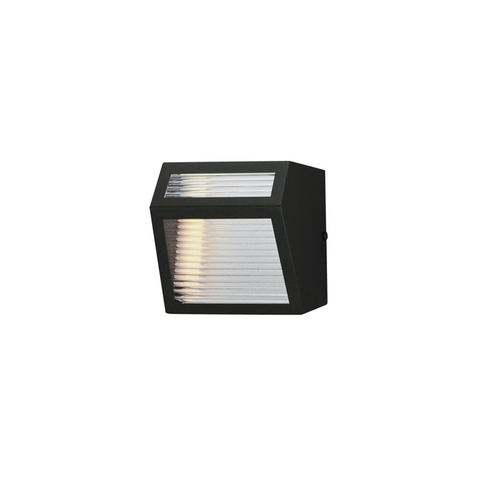 ET2 E30122-144BK LED Outdoor Wall Sconce, Black
