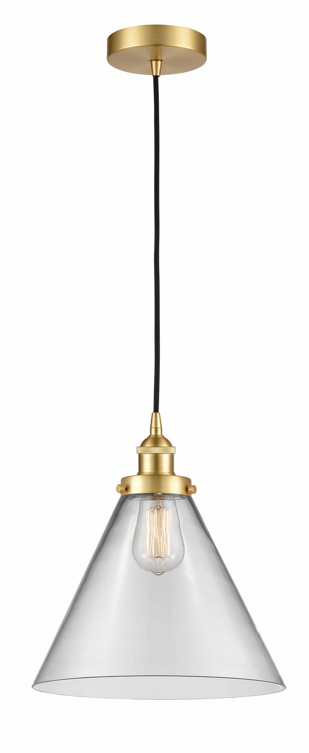 Innovations 616-1PH-SG-G42-L One Light Mini Pendant, Satin Gold