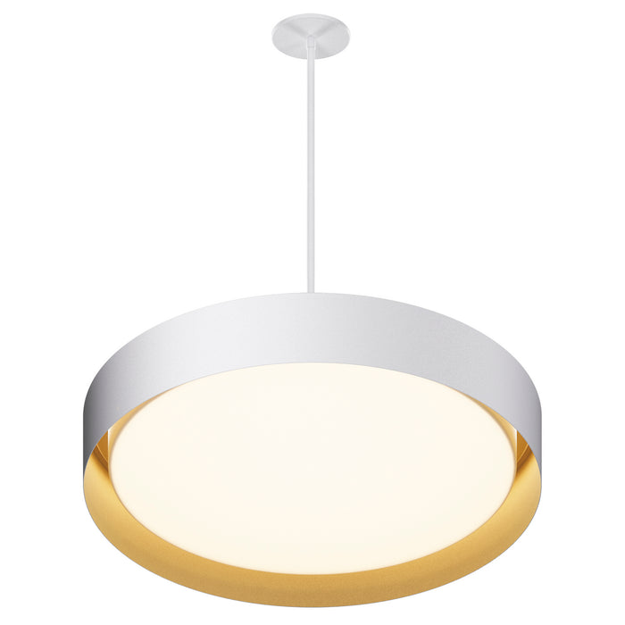 ET2 E51015-WTGLD LED Pendant, White/Gold