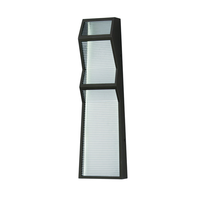ET2 E30124-144BK LED Outdoor Wall Sconce, Black