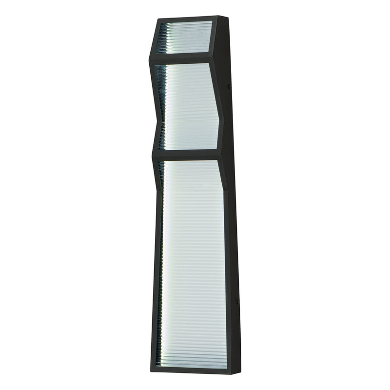 ET2 E30126-144BK LED Outdoor Wall Sconce, Black