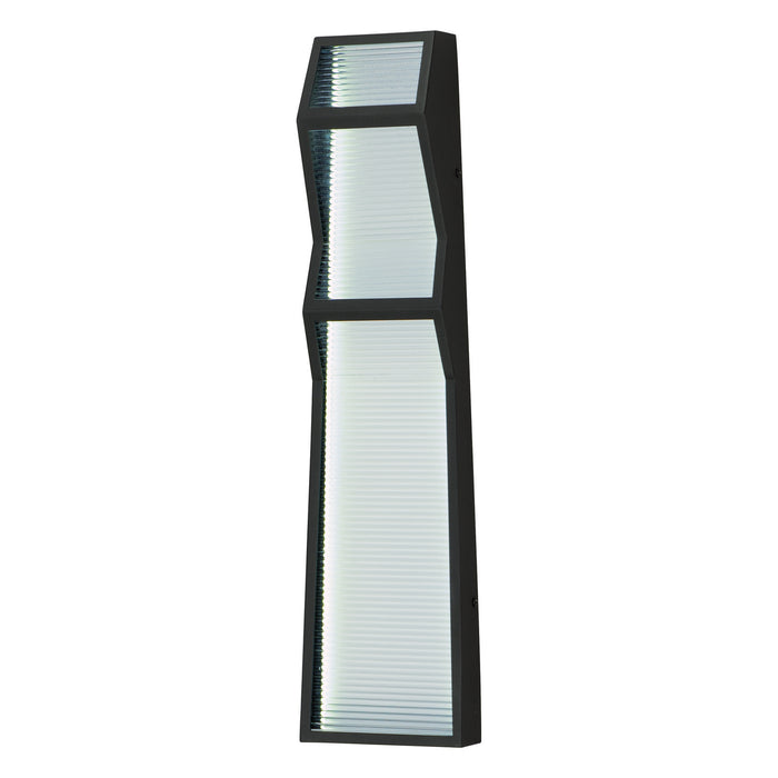 ET2 E30126-144BK LED Outdoor Wall Sconce, Black