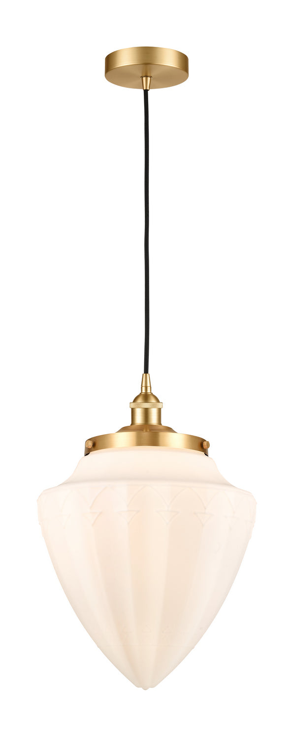 Innovations 616-1PH-SG-G661-12 One Light Mini Pendant, Satin Gold
