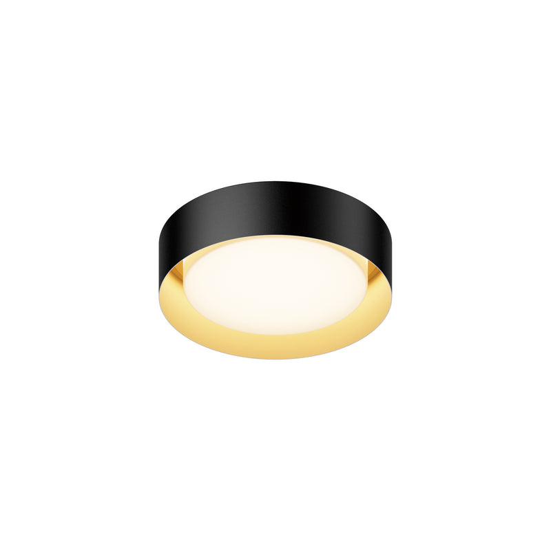 ET2 E51010-BKGLD LED Flush Mount, Black / Gold