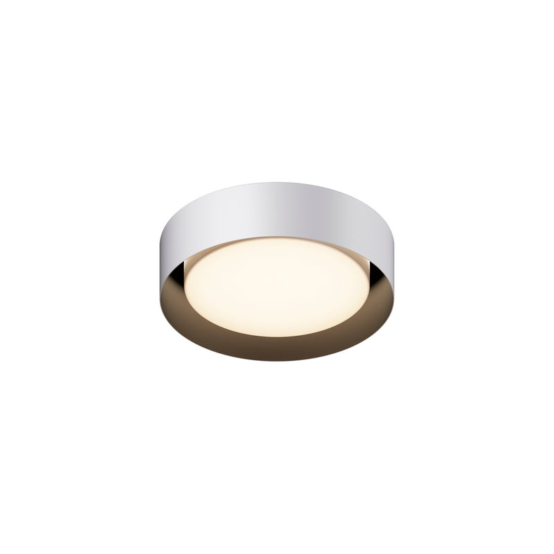 ET2 E51010-WTBK LED Flush Mount, White / Black