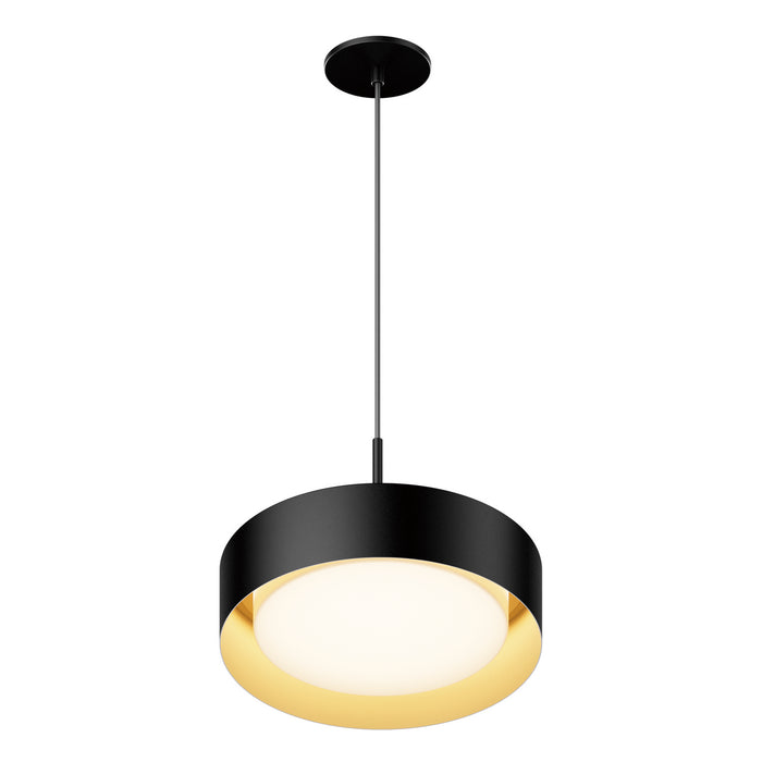 ET2 E51011-BKGLD LED Pendant, Black / Gold