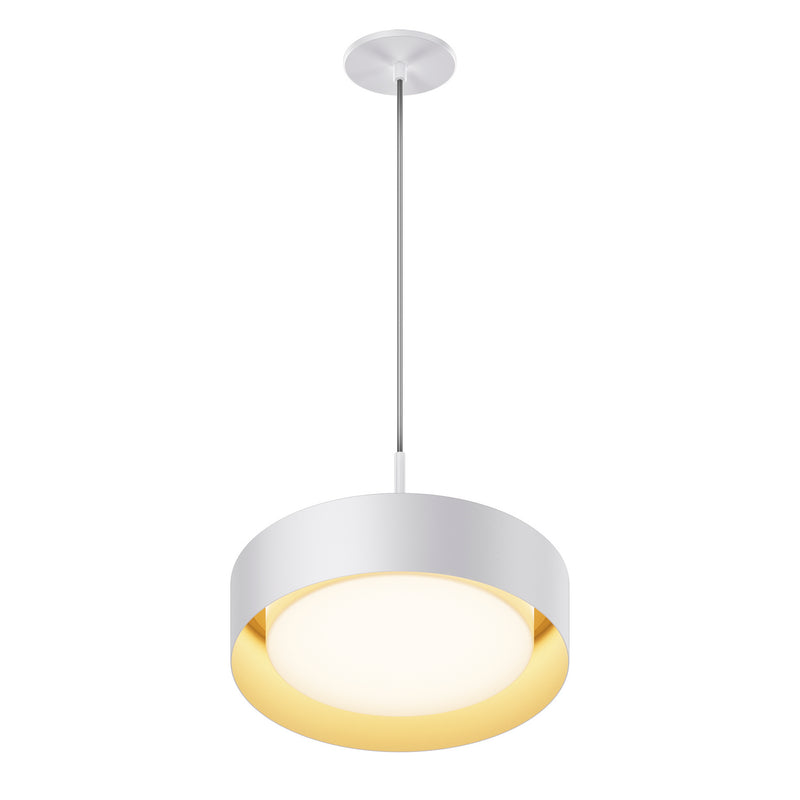 ET2 E51011-WTGLD LED Pendant, White/Gold