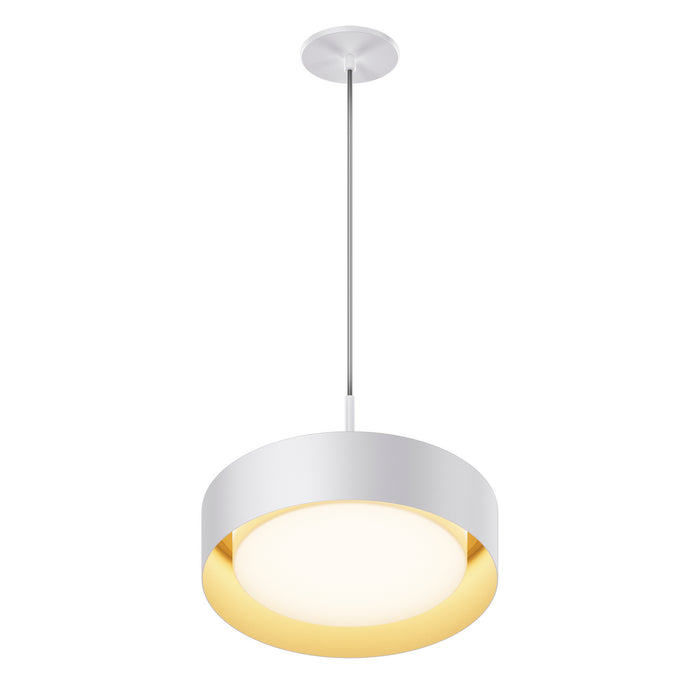 ET2 E51011-WTGLD LED Pendant, White/Gold