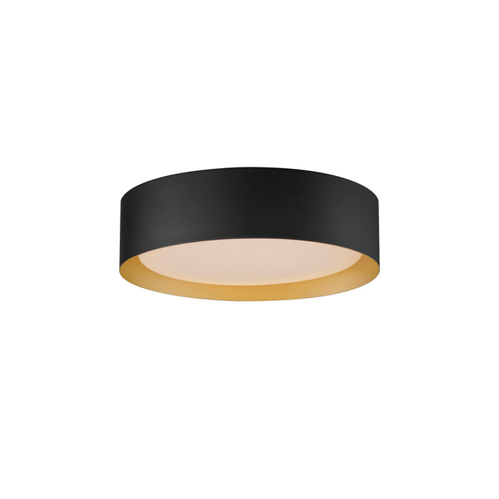 ET2 E51012-BKGLD LED Flush Mount, Black / Gold