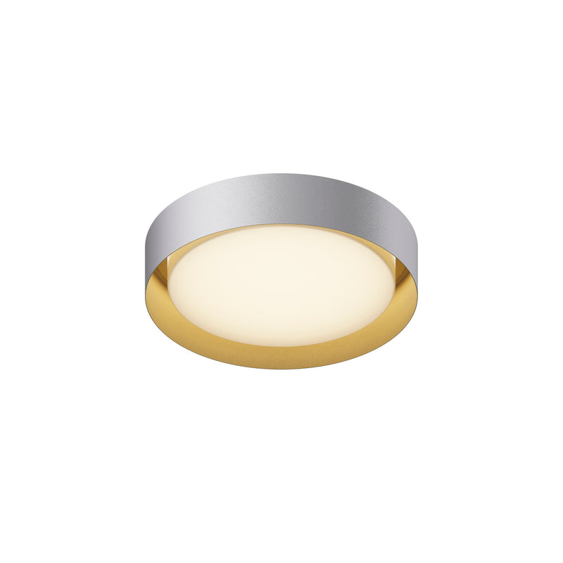 ET2 E51012-WTGLD LED Flush Mount, White/Gold