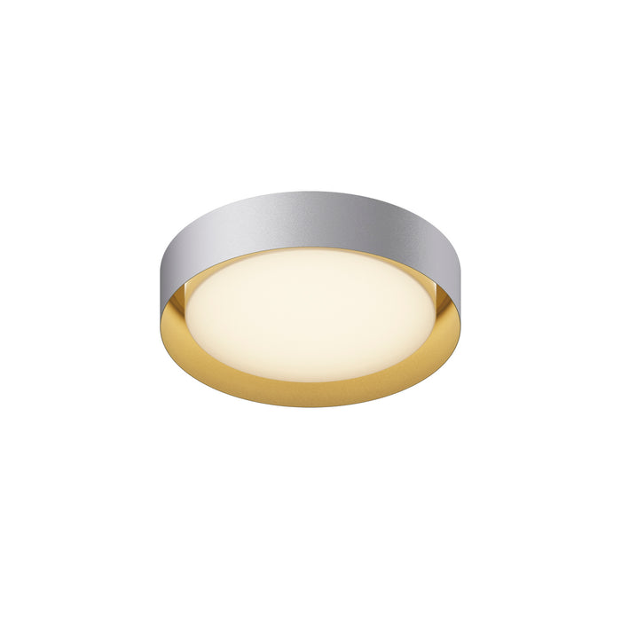 ET2 E51012-WTGLD LED Flush Mount, White/Gold