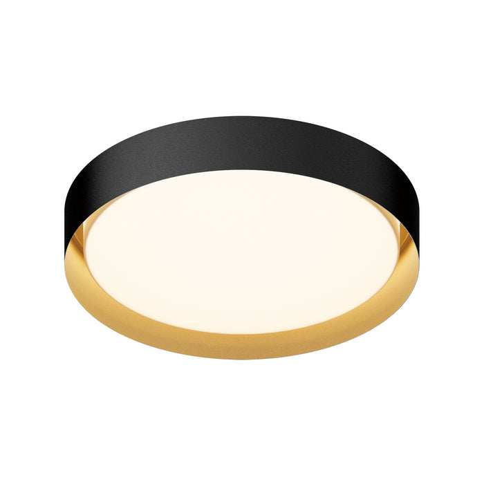 ET2 E51014-BKGLD LED Flush Mount, Black / Gold