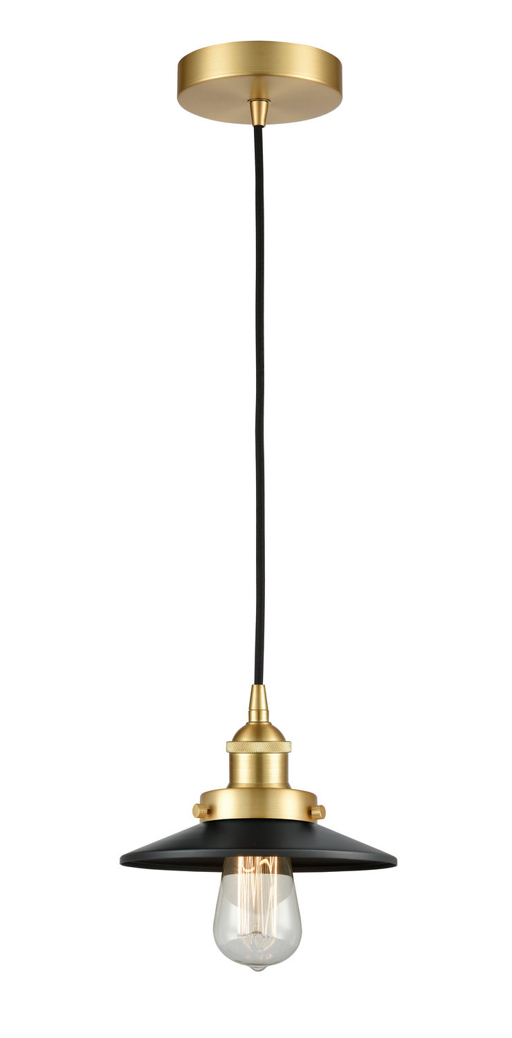 Innovations 616-1PH-SG-M6-BK-LED LED Mini Pendant, Satin Gold