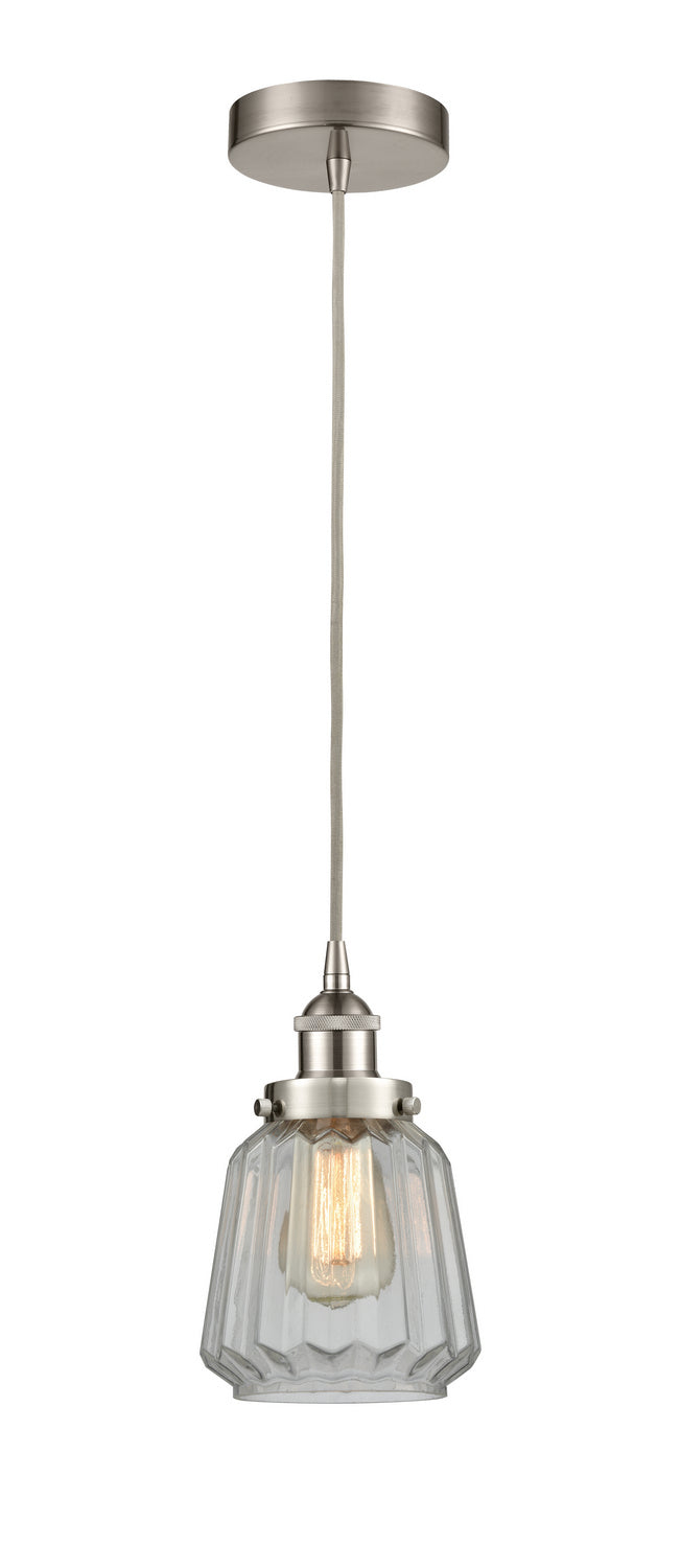 Innovations 616-1PH-SN-G142-LED LED Mini Pendant, Brushed Satin Nickel