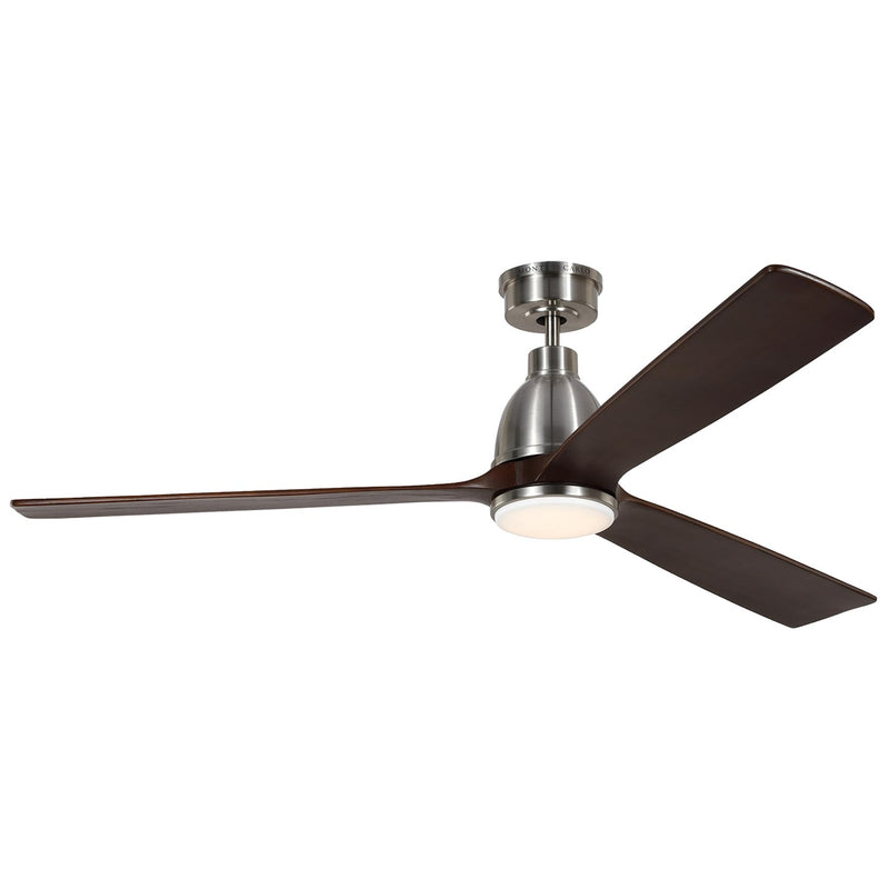 Visual Comfort Fan 3BRYSM60BSD 60" Ceiling Fan, Brushed Steel