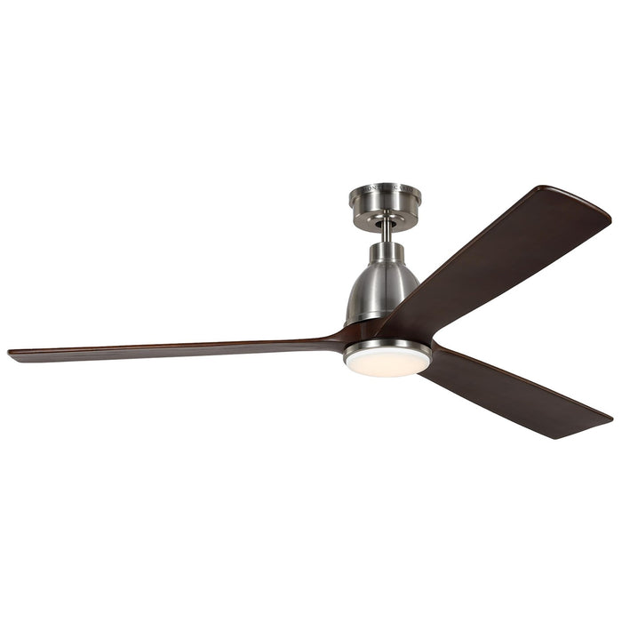 Visual Comfort Fan 3BRYSM60BSD 60" Ceiling Fan, Brushed Steel