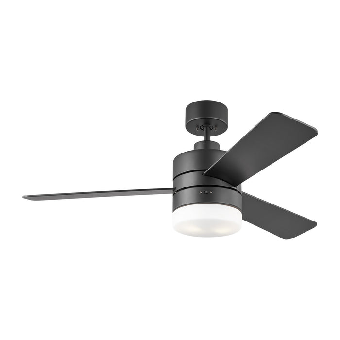 Generation Lighting 3ERAR44MBKD 44" Ceiling Fan, Midnight Black