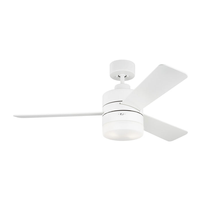 Generation Lighting 3ERAR44RZWD 44" Ceiling Fan, Matte White