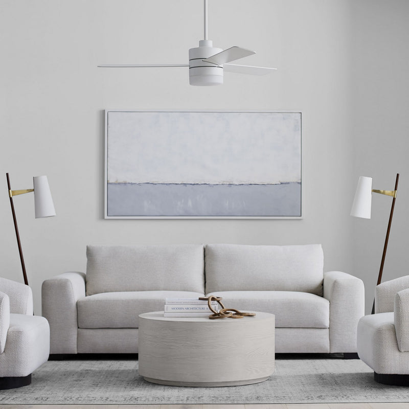 Generation Lighting 3ERAR52RZWD 52" Ceiling Fan, Matte White
