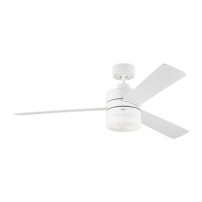 Generation Lighting 3ERAR52RZWD 52" Ceiling Fan, Matte White