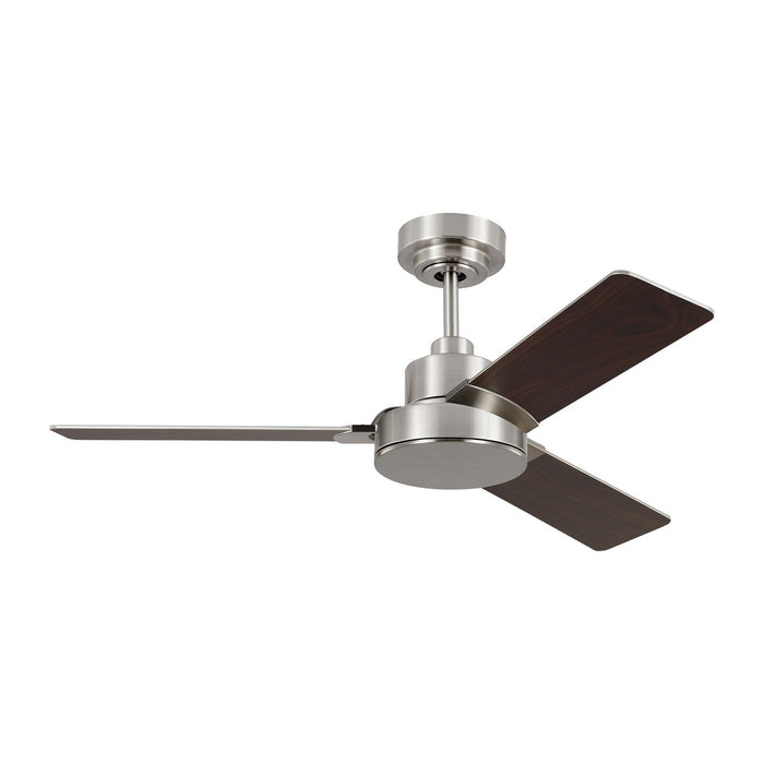 Generation Lighting 3JVR44BS 44" Ceiling Fan, Brushed Steel