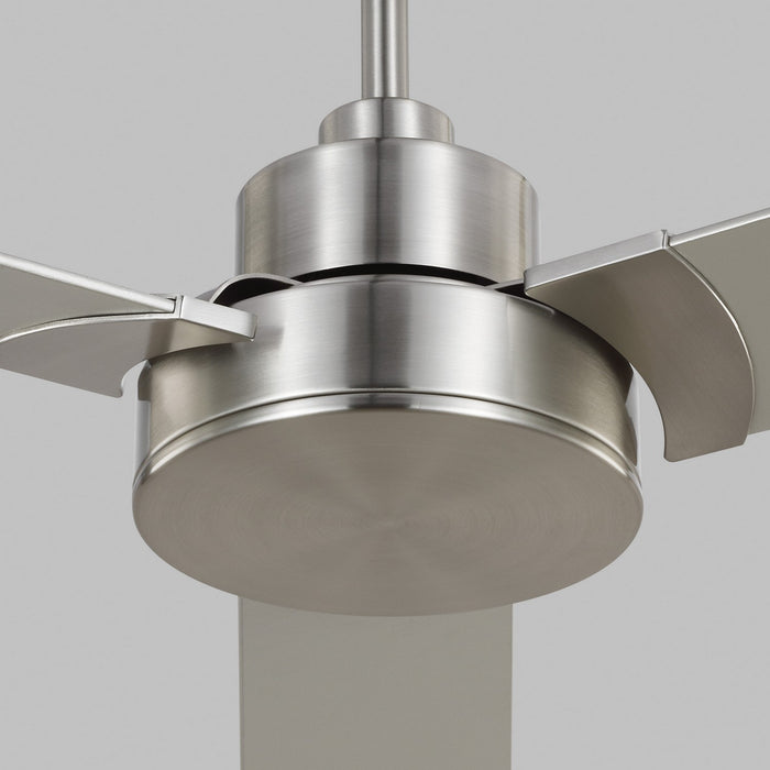 Generation Lighting 3JVR44BS 44" Ceiling Fan, Brushed Steel