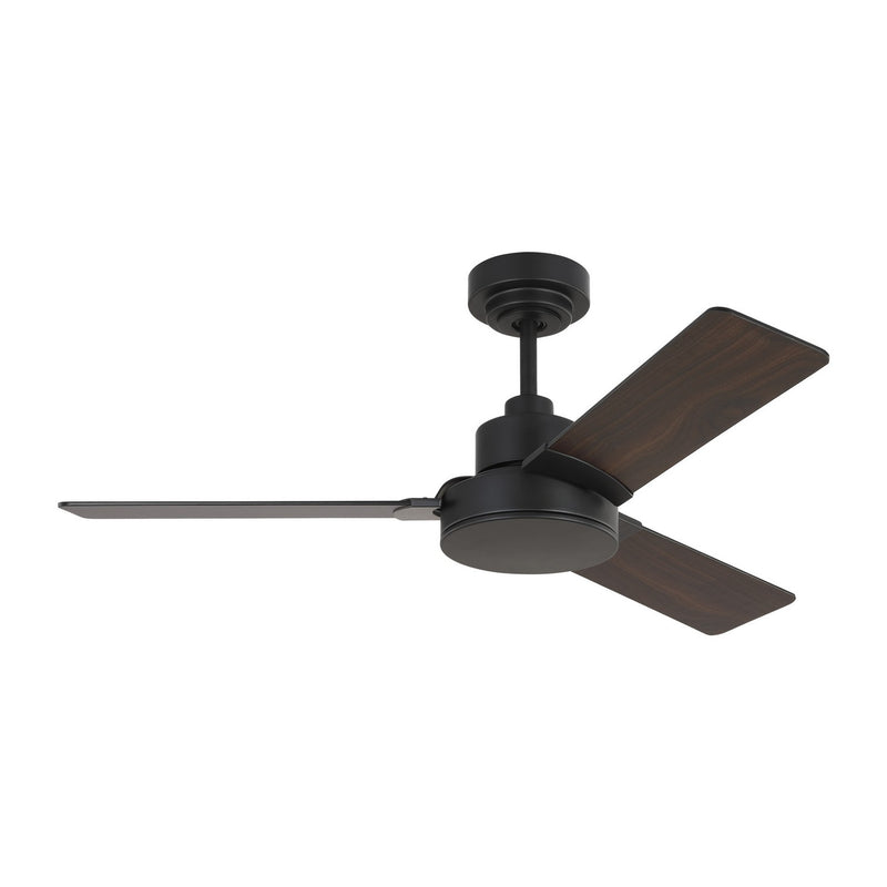 Generation Lighting 3JVR44MBK 44" Ceiling Fan, Midnight Black
