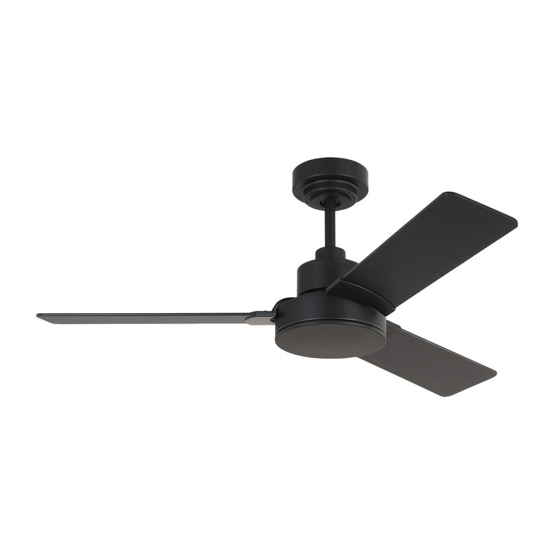 Generation Lighting 3JVR44MBK 44" Ceiling Fan, Midnight Black