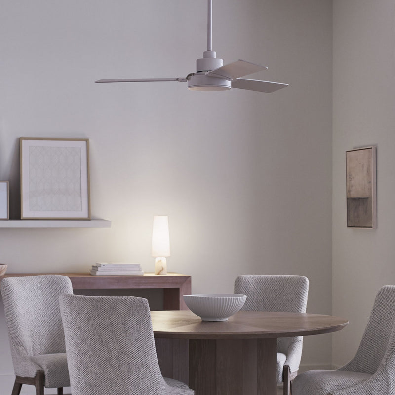 Generation Lighting 3JVR44RZW 44" Ceiling Fan, Matte White