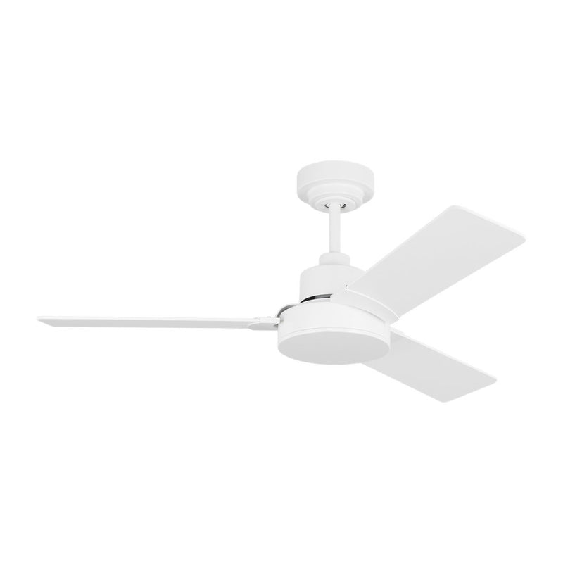 Generation Lighting 3JVR44RZW 44" Ceiling Fan, Matte White