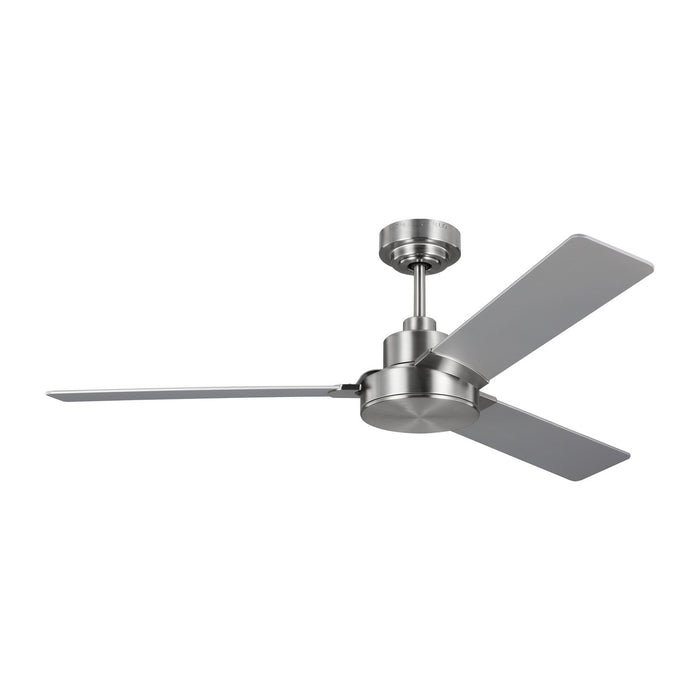 Generation Lighting 3JVR52BS 52" Ceiling Fan, Brushed Steel