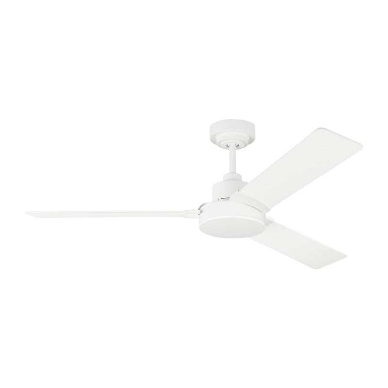 Generation Lighting 3JVR52RZW 52" Ceiling Fan, Matte White