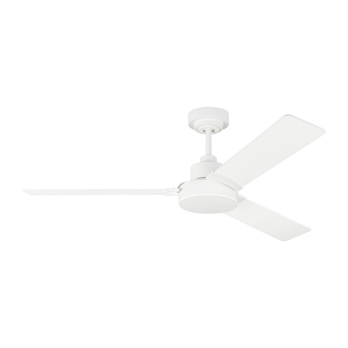 Generation Lighting 3JVR52RZW 52" Ceiling Fan, Matte White