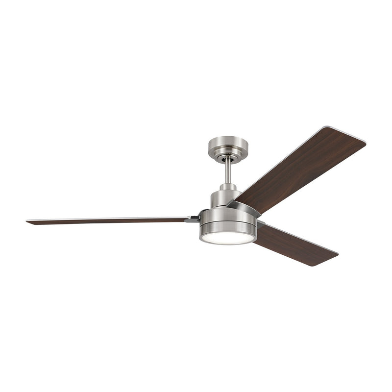Generation Lighting 3JVR58BS 58" Ceiling Fan, Brushed Steel
