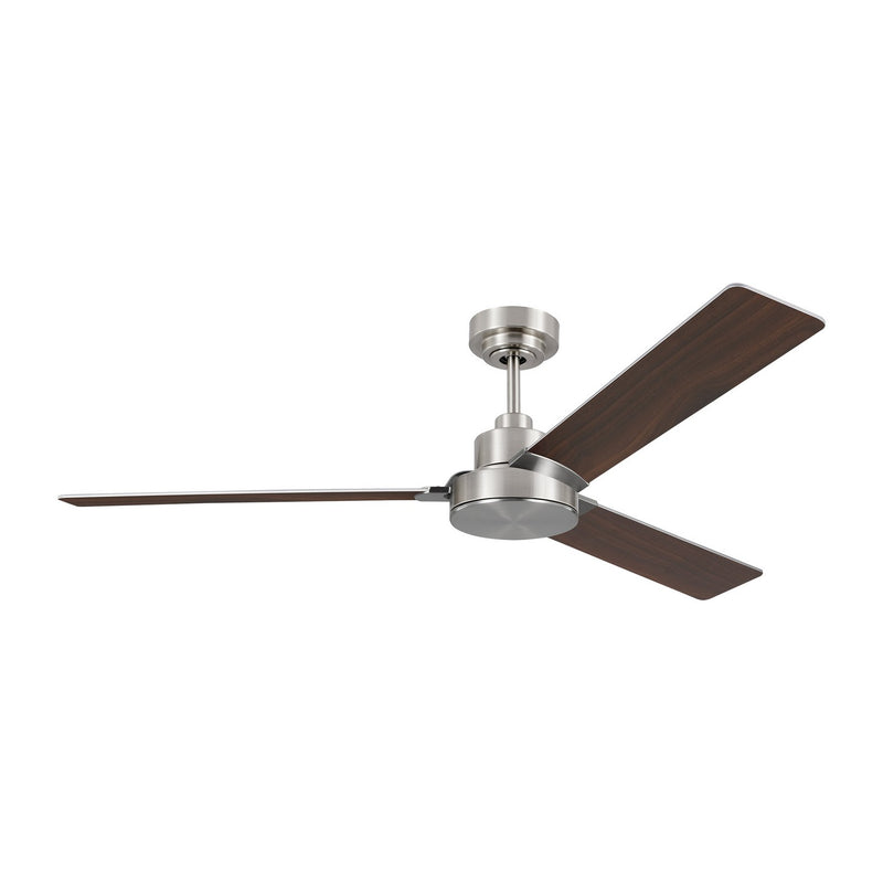 Generation Lighting 3JVR58BS 58" Ceiling Fan, Brushed Steel