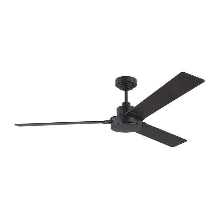 Generation Lighting 3JVR58MBK 58" Ceiling Fan, Midnight Black