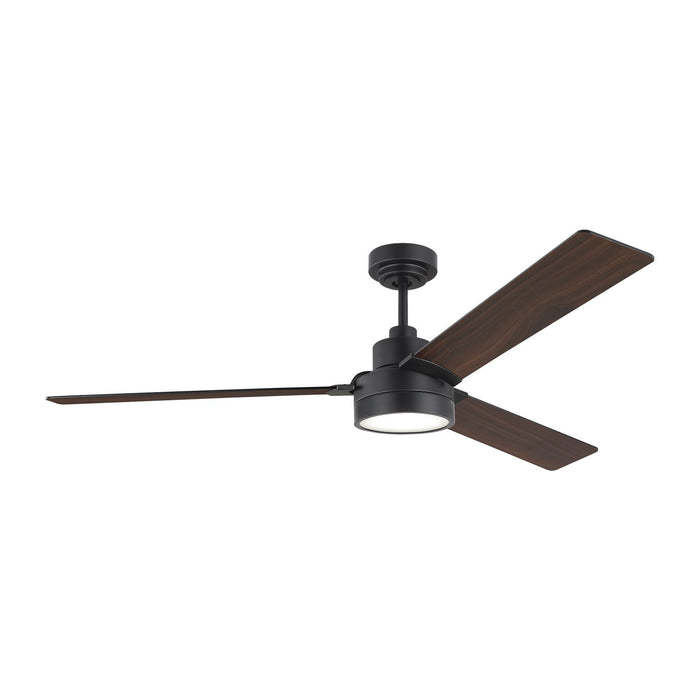 Generation Lighting 3JVR58MBKD 58" Ceiling Fan, Midnight Black