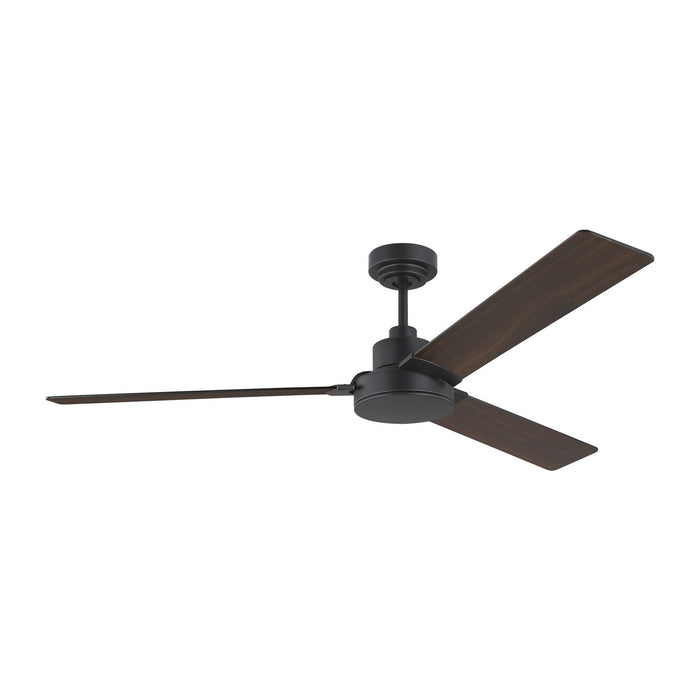 Generation Lighting 3JVR58MBKD 58" Ceiling Fan, Midnight Black