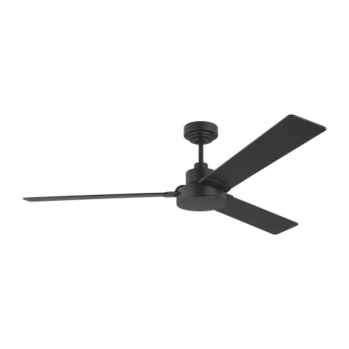 Generation Lighting 3JVR58MBKD 58" Ceiling Fan, Midnight Black