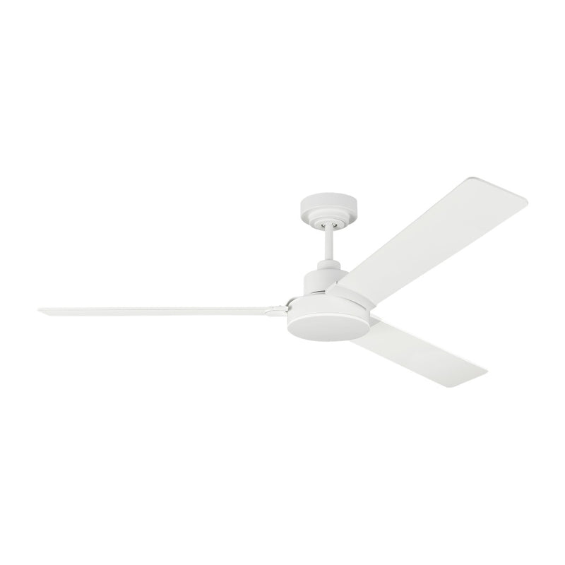 Generation Lighting 3JVR58RZW 58" Ceiling Fan, Matte White
