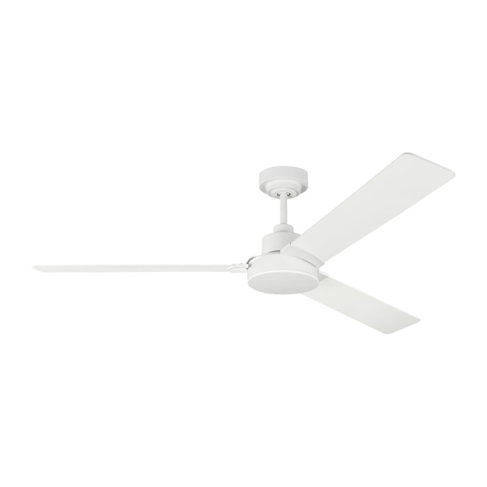 Generation Lighting 3JVR58RZW 58" Ceiling Fan, Matte White