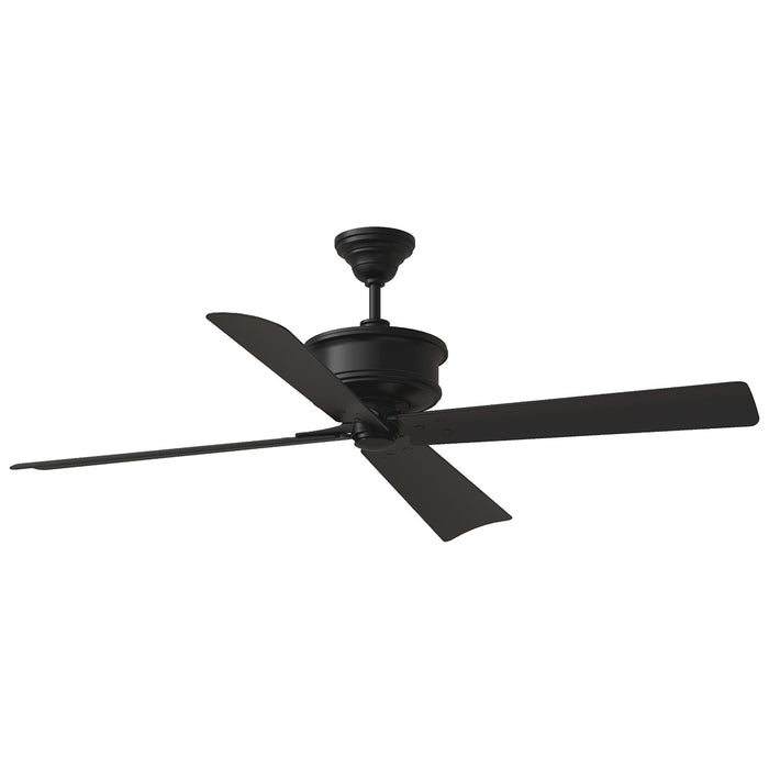Visual Comfort Fan 4SBWR56MBK 56" Ceiling Fan, Midnight Black